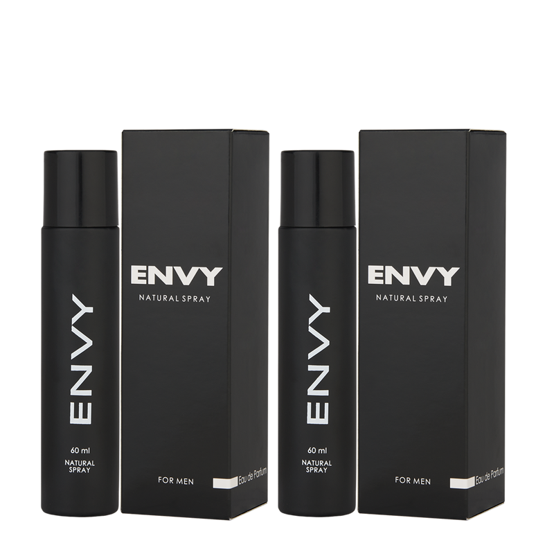 Envy Perfume Natural Spray Black pack of 2 60ml*2