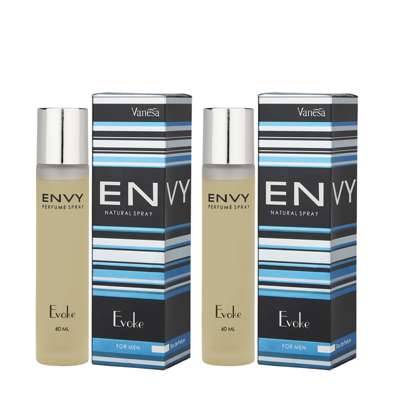 Envy Perfume Natural Spray Evoke pack of 2 60ml*2