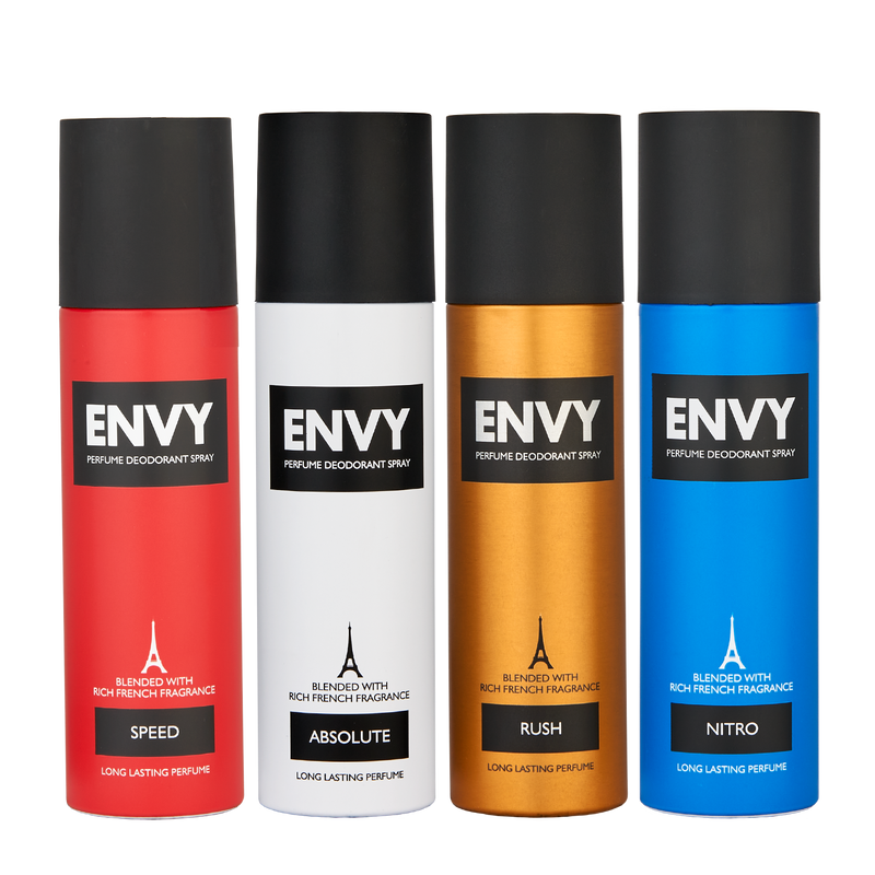 Envy Deodorant Combo SPEED + Absolute + Rush + Nitro 120ml*4