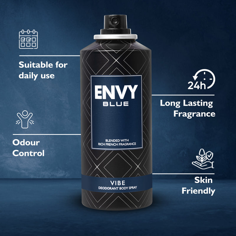 Envy Blue Vibe Deo 165 ML