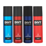 Envy Deodorant Combo Dark + Passion + Gravity + Speed 120ml*4