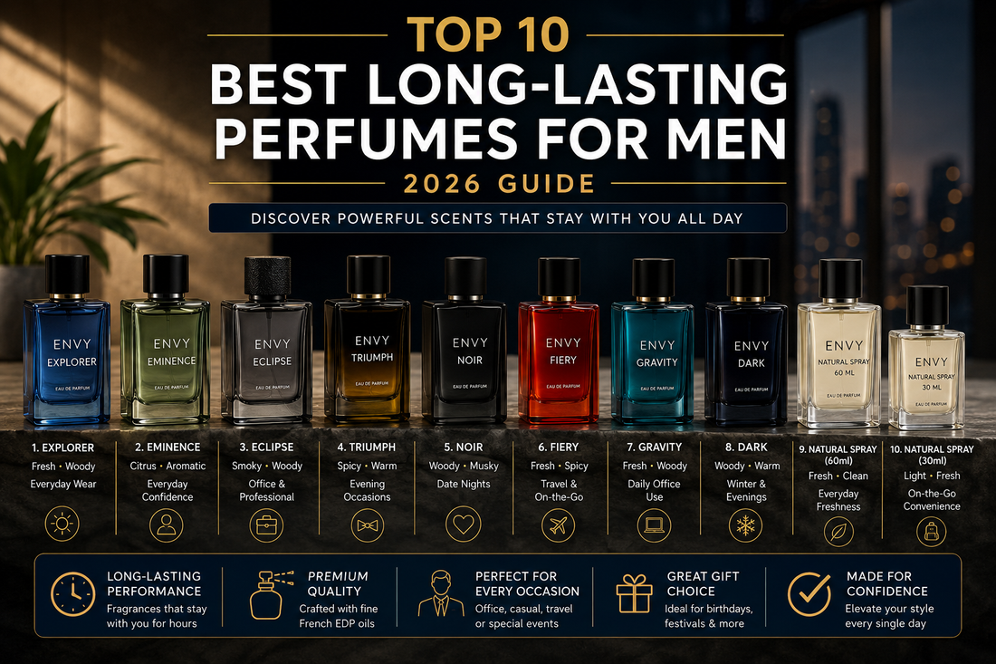 Top 10 Best Long-Lasting Perfumes for Men