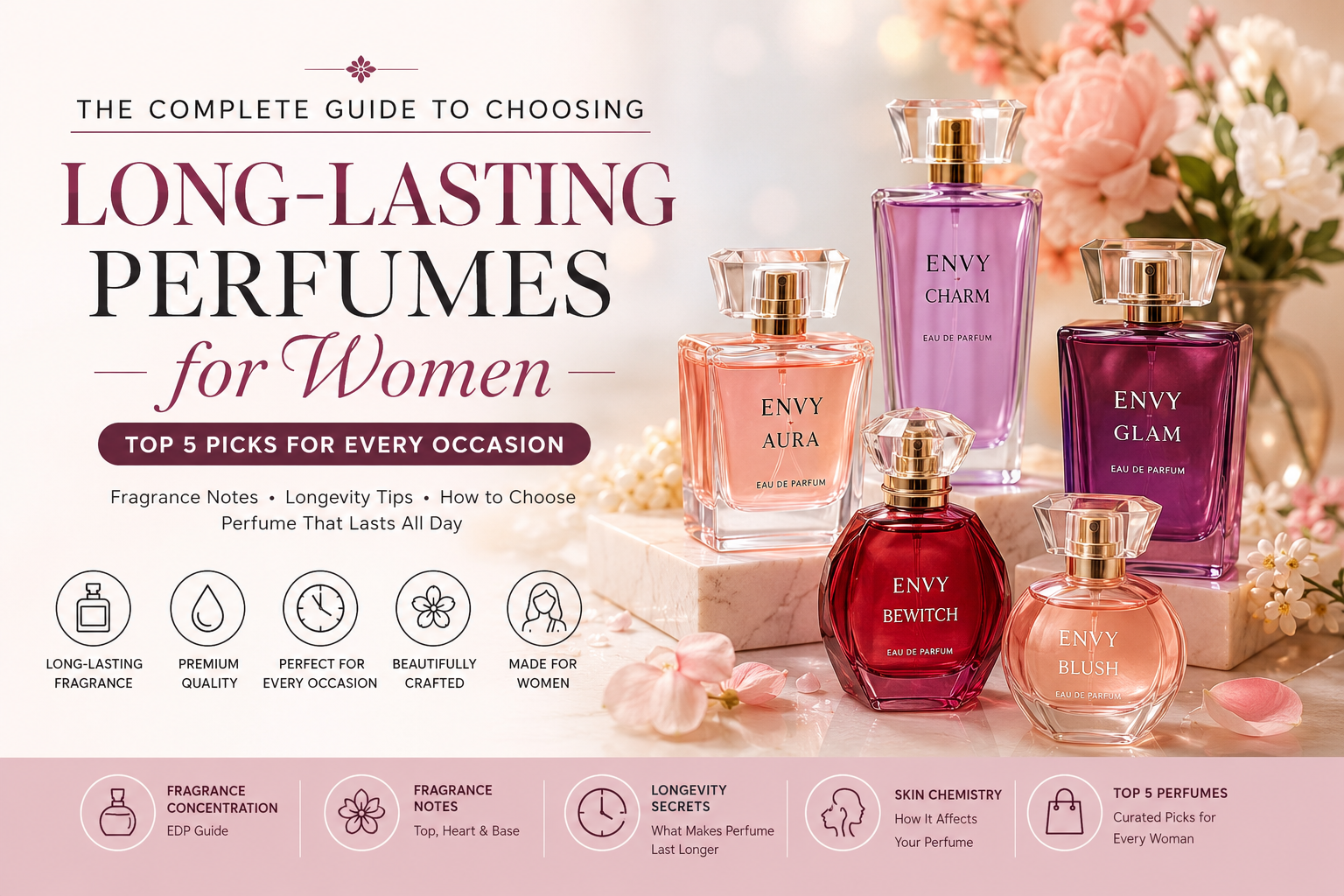 Top 5 Best Long-Lasting Perfumes for Women Online: The Complete Guide to Choosing a Fragrance That Lasts All Day