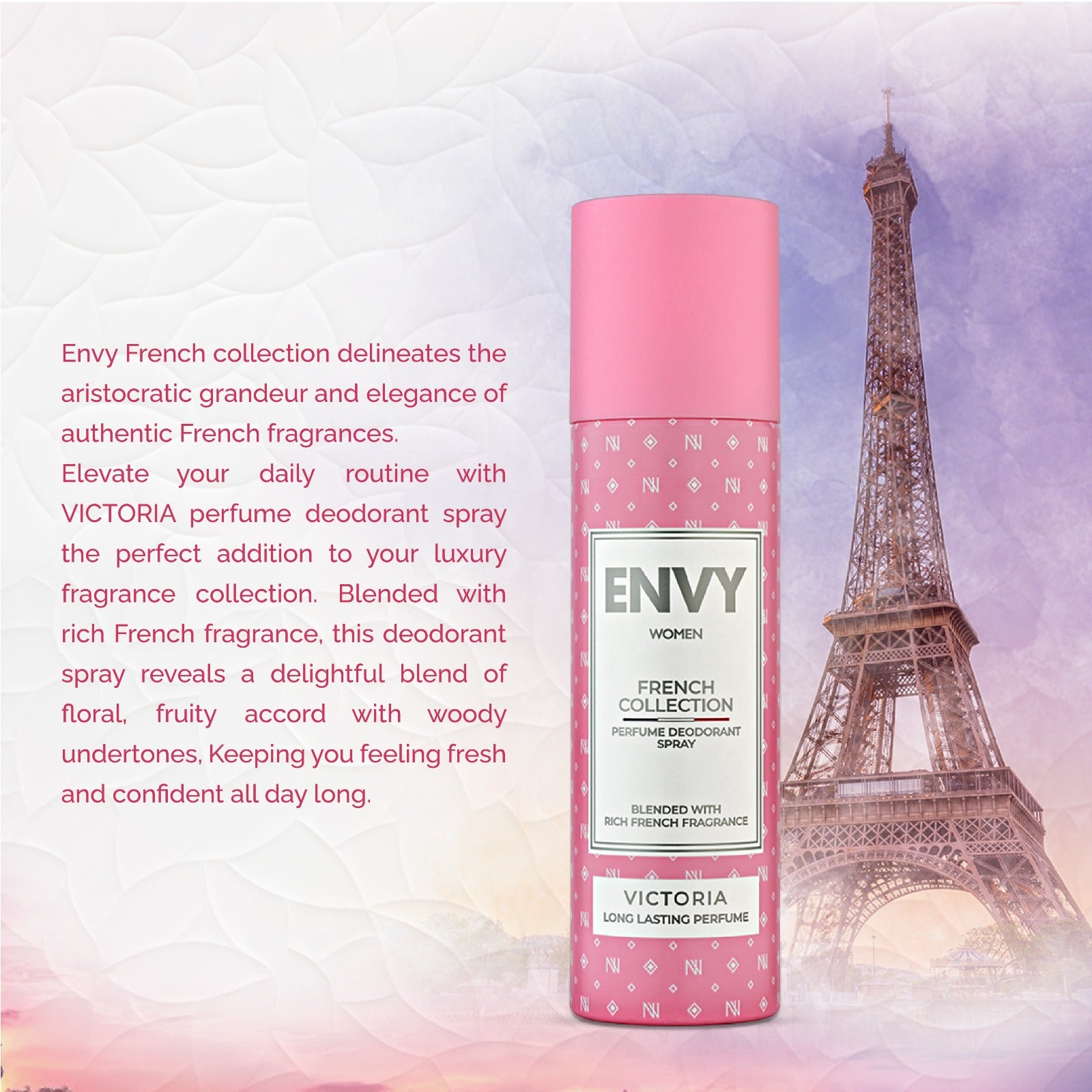 ENVY French Victoria Deodorant For Women - 120ml