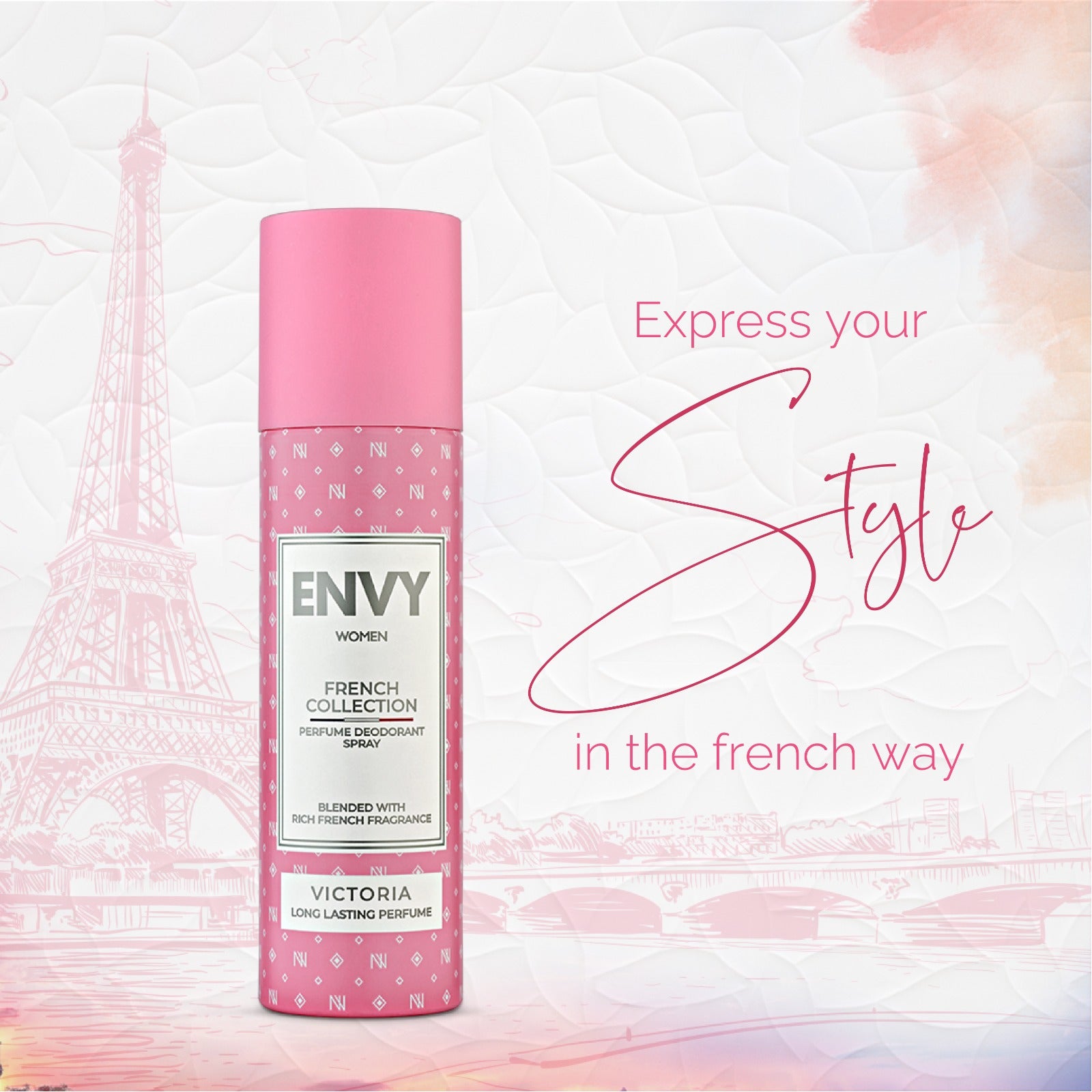 ENVY French Victoria Deodorant For Women - 120ml