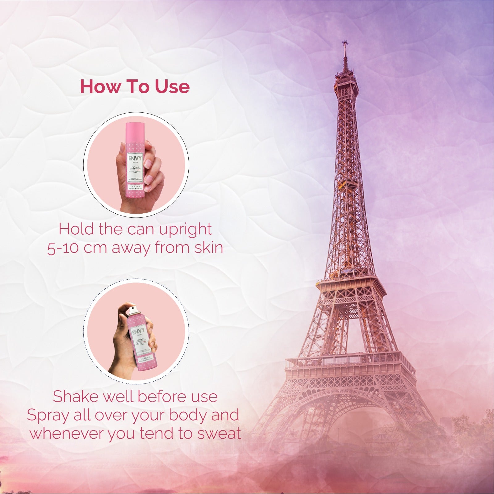 ENVY French Victoria Deodorant For Women - 120ml