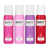 ENVY Luv+Blush+Kiss+Pout Deodorant Combo -480ml