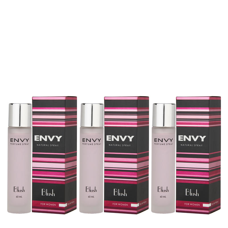 Envy Perfume Natural Spray Blush pack of 3 60ml*3