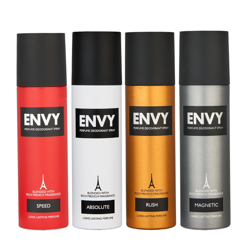 Envy Deodorant Combo SPEED + Absolute + Rush + Magnetic 120ml*4