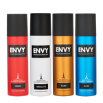Envy Deodorant Combo SPEED + Absolute + Rush + Dark 120ml*4
