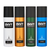 ENVY Absolute + Rush + Thrill+ Nitro Deodorant Combo -480ml