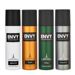 Envy Deodorant Combo Absolute + Rush + Thrill+ Magnetic 120ml*4