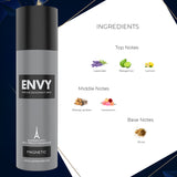 Envy Magnetic Deodorant Spray For Men | 120ml | Pack of 12