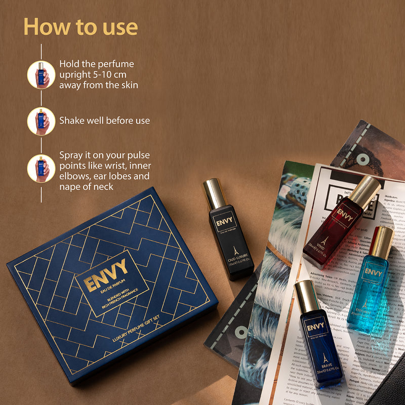 Buy Beardo Legendary 7 Assorted Perfume Giftset For Men 7x8ml 7's Online at  Discounted Price | Netmeds