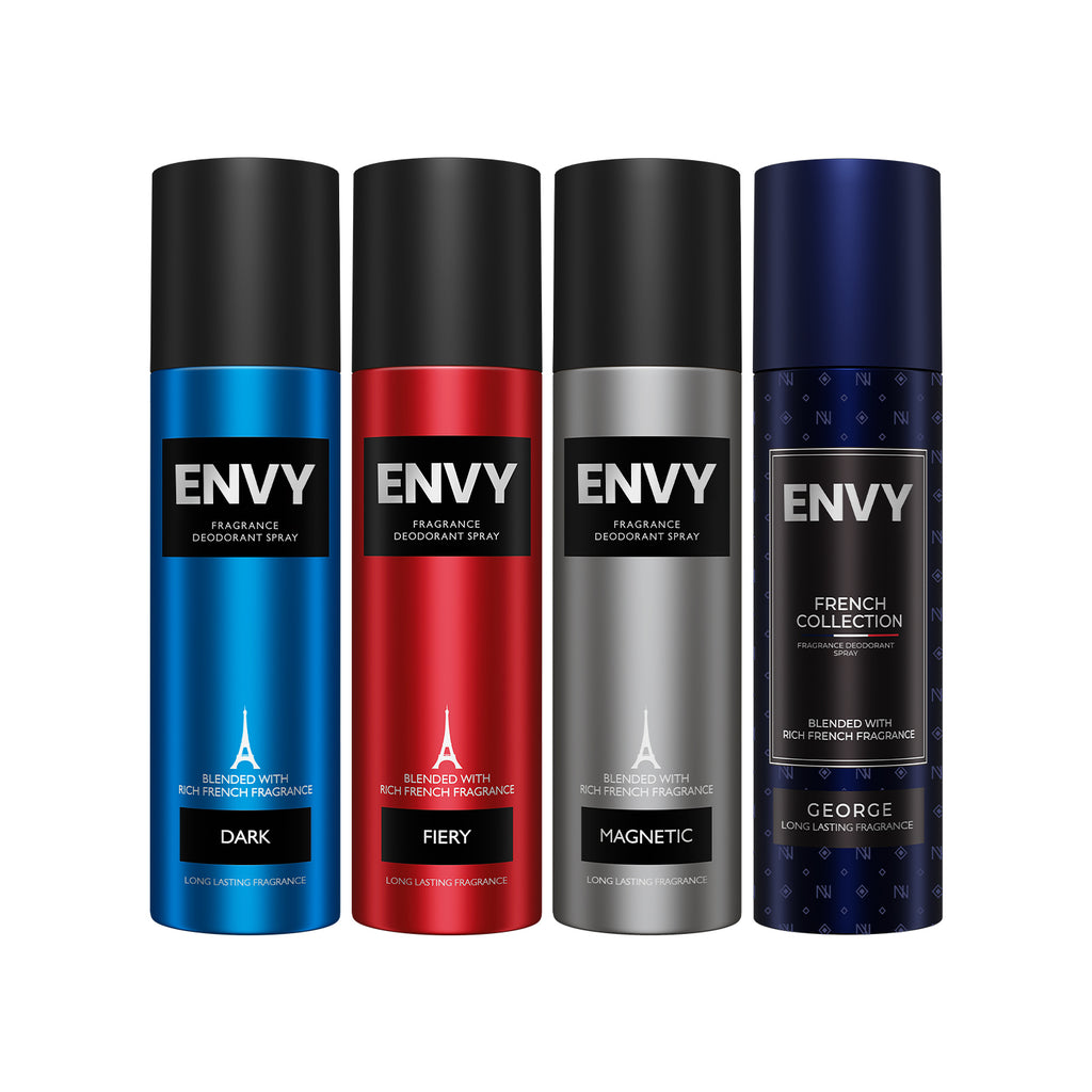 Envy Magnetic+ Dark + Fiery + George - 120ml/140ml (Pack of 4) -SALE