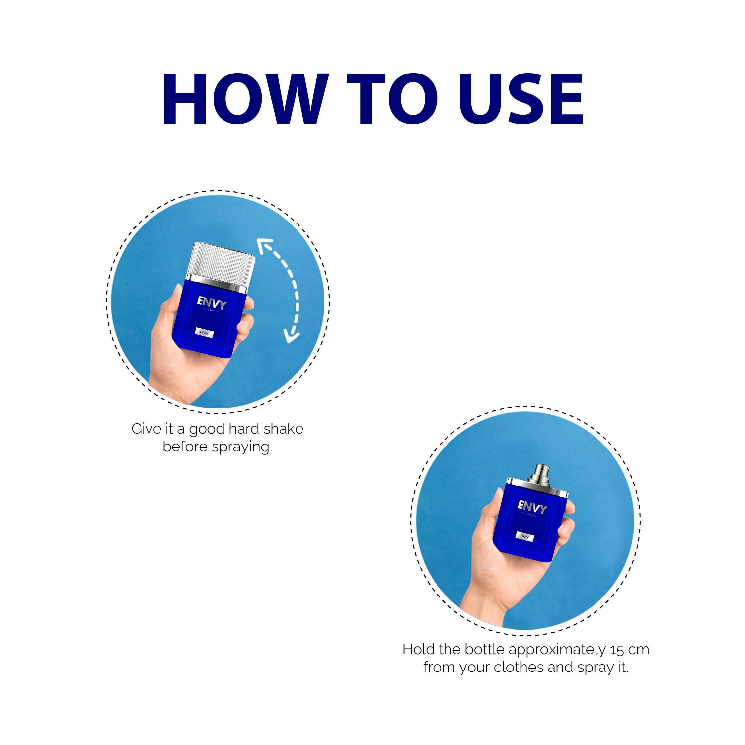 Dark Perfume for Men - 50ml - How to Use?