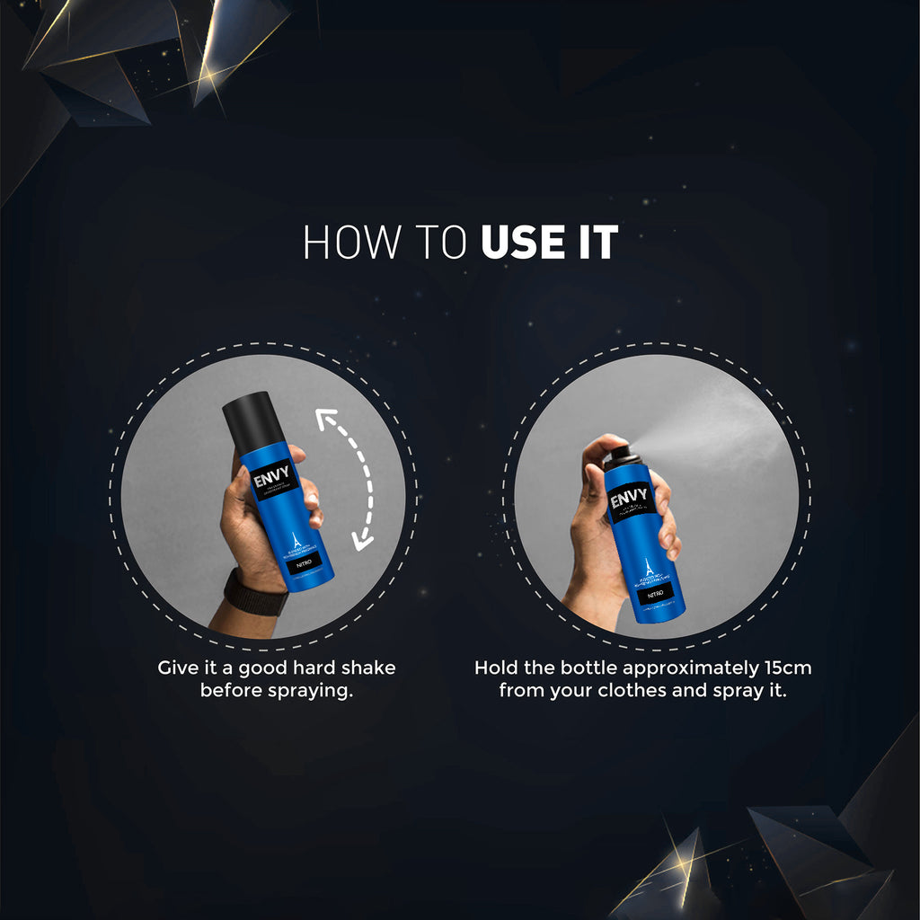 Nitro Deodorant For Men - 120ml - How to use it?