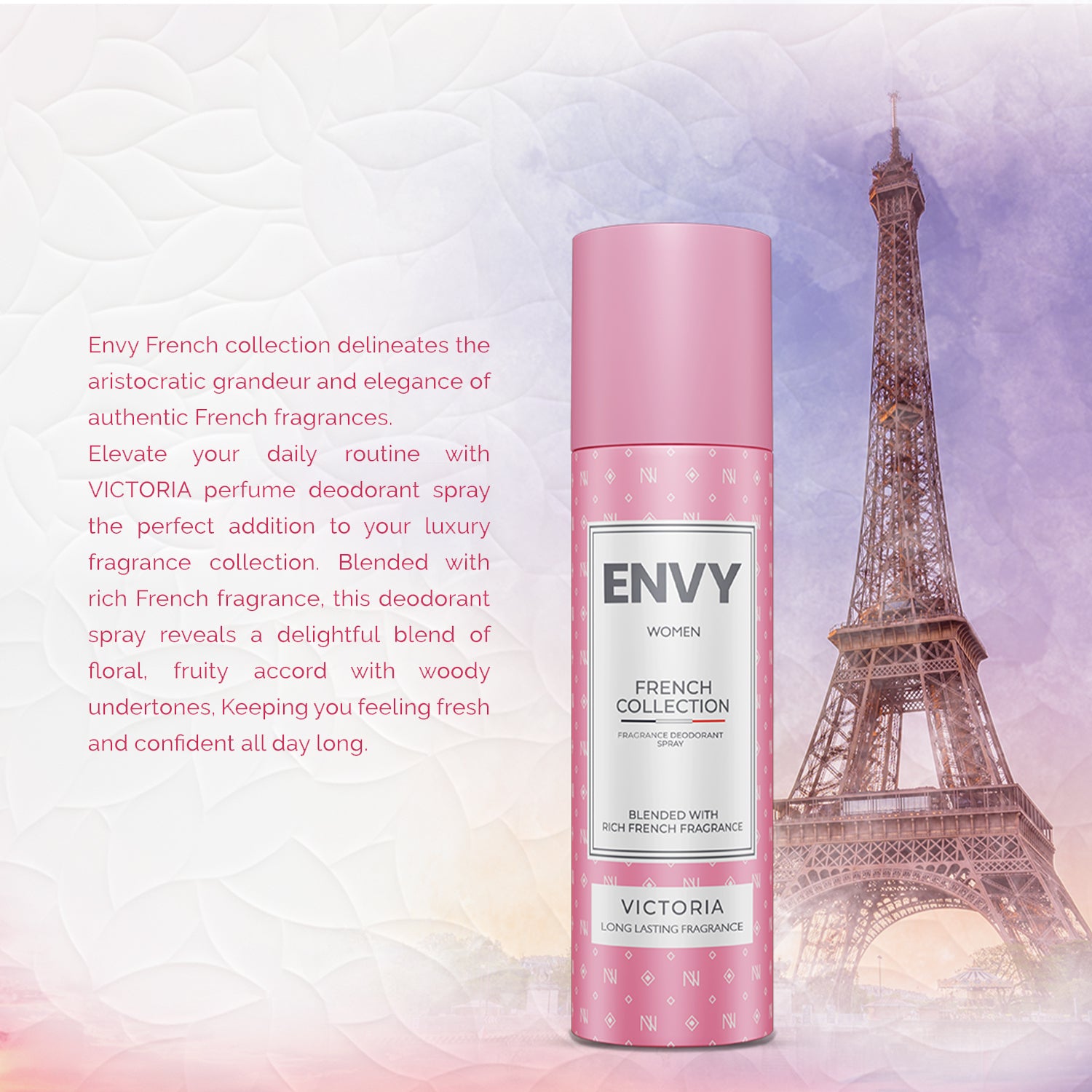 ENVY French Victoria Deodorant For Women - 120ml