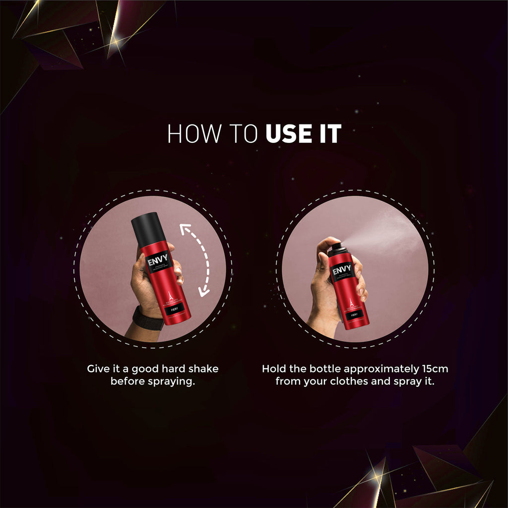 Fiery Deodorant For Men - 120ml - How to use it?