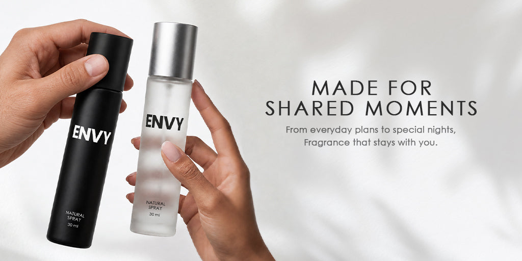 Natural Spray Perfume Gift Pack For Men & Women - 30ml Each | Long Lasting Luxury Perfume | ENVY