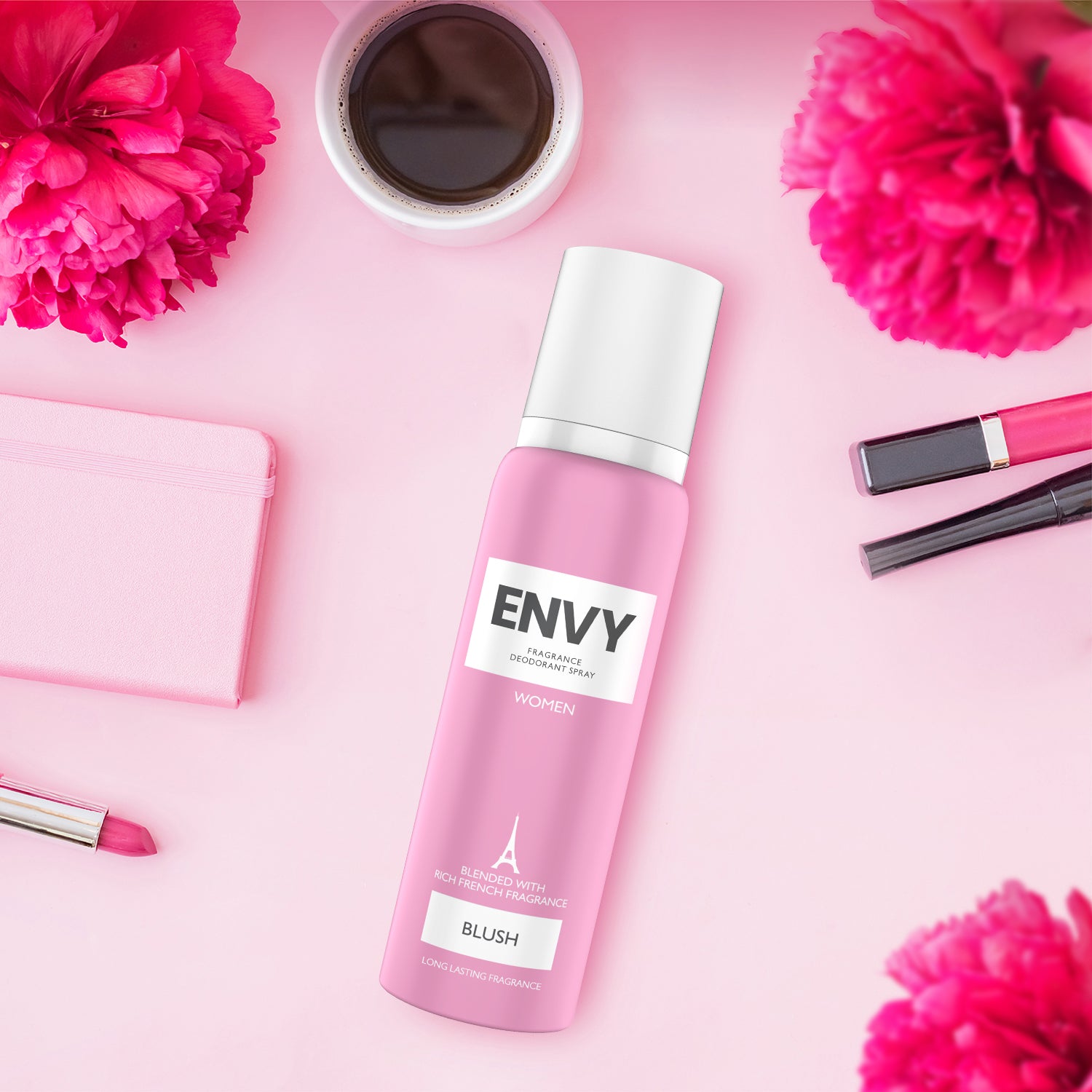 ENVY Pack of 3 Blush Deos For Women - 140ml Each