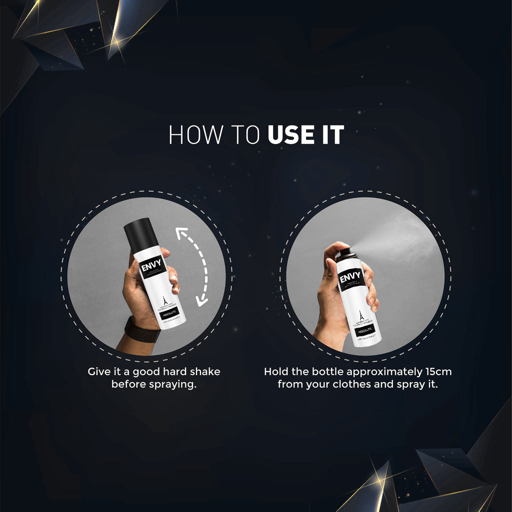 Absolute Deodorant For Men - 120ml - How to use?