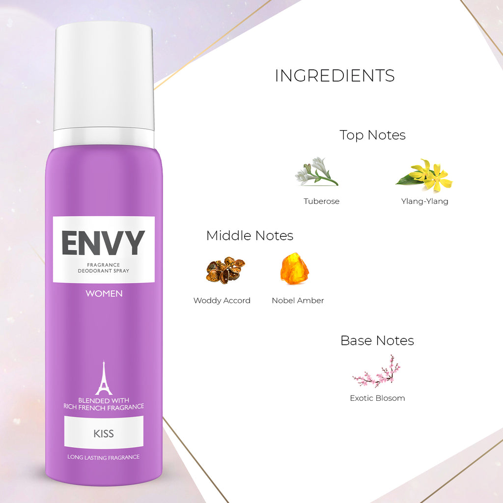 ENVY Kiss Deodorant For Women - 120ml