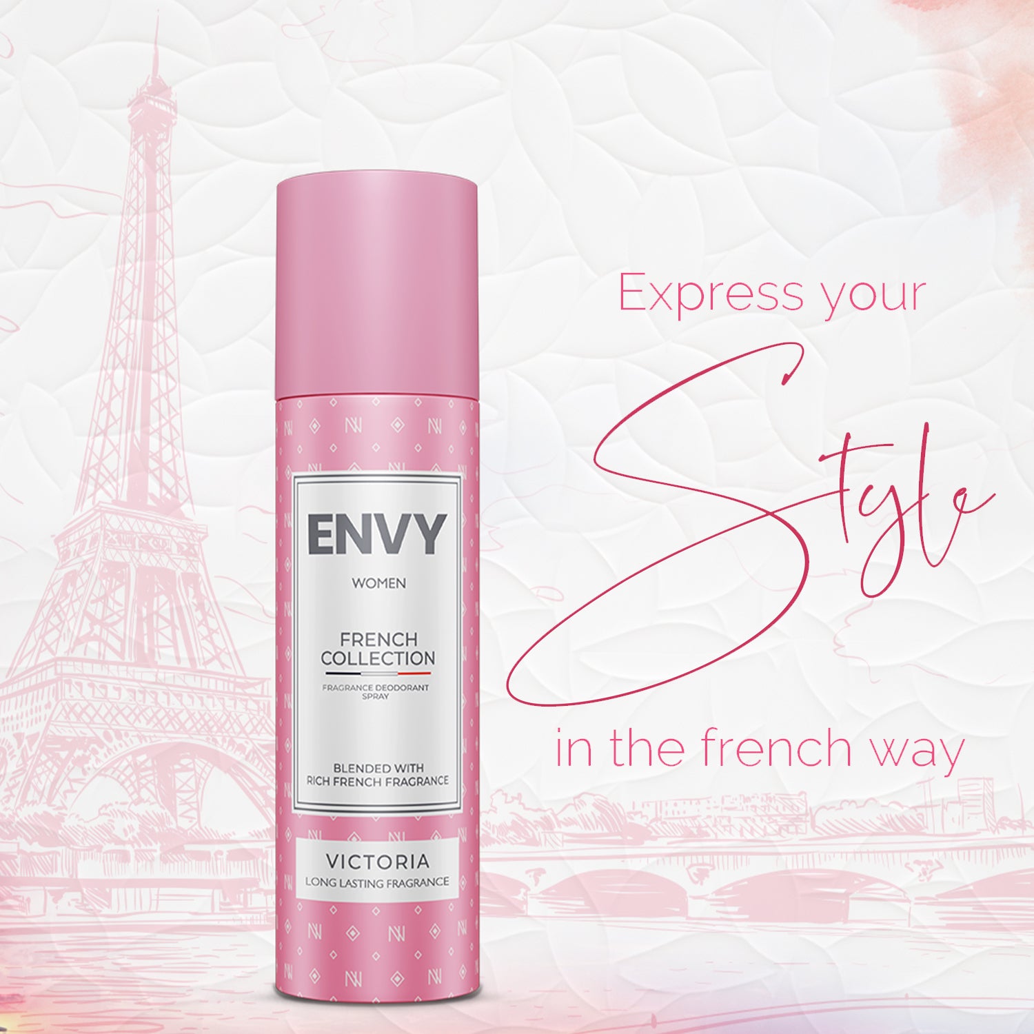ENVY French Victoria Deodorant For Women - 120ml