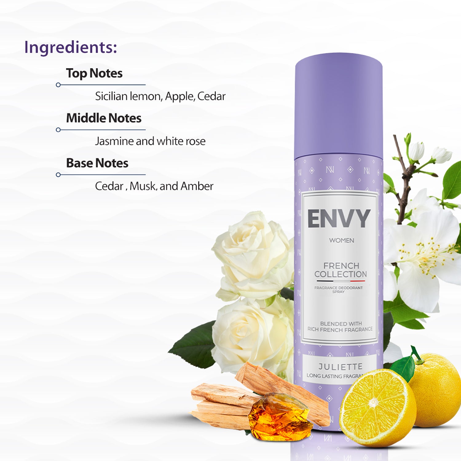 ENVY Juliette Deodorant For Women -120ml
