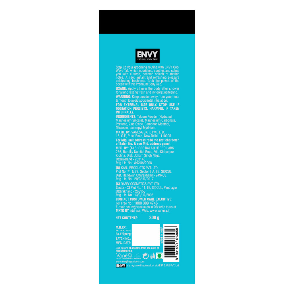 Cool Wave Talc ENVY