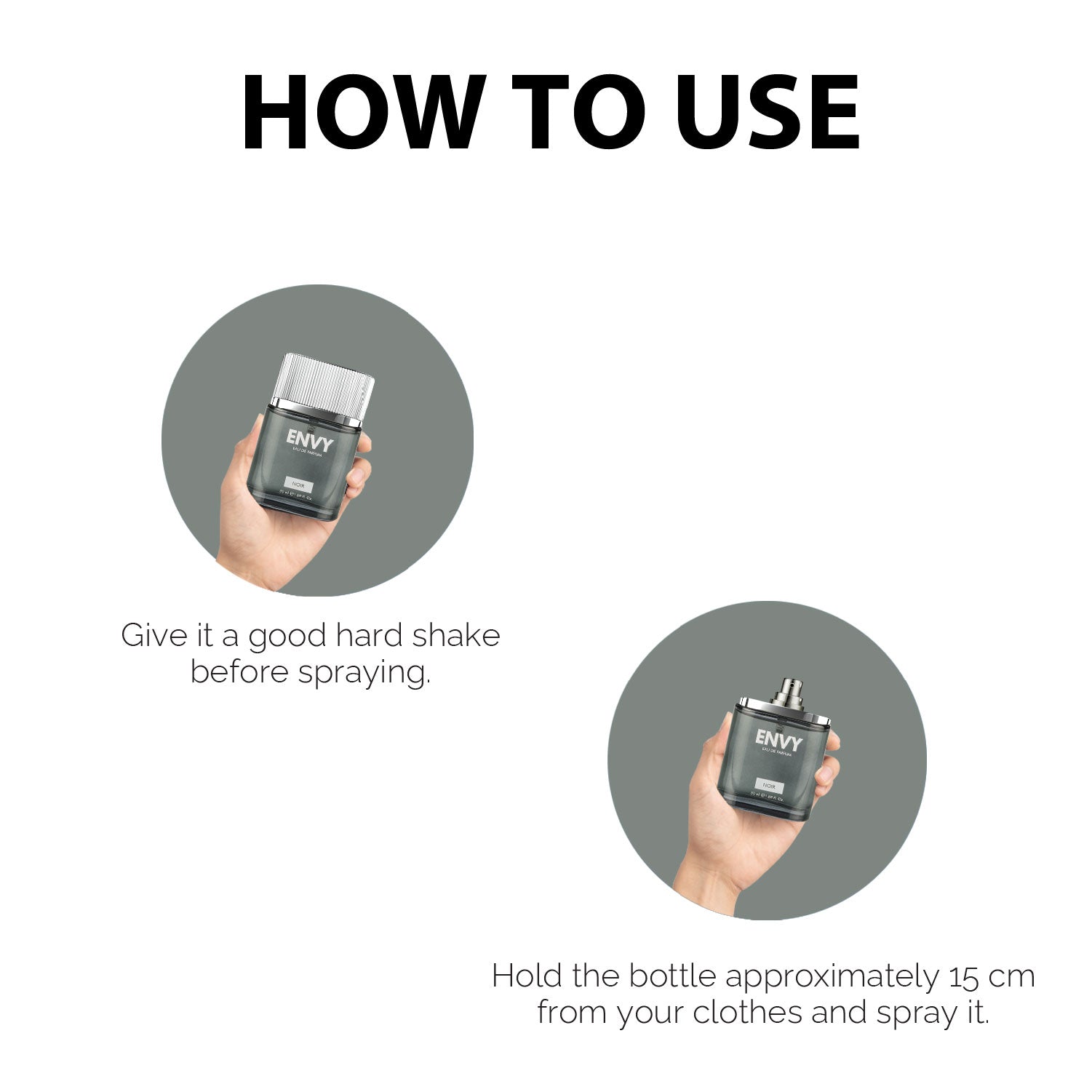 Noir Perfume for Men - 50ml - how to use?