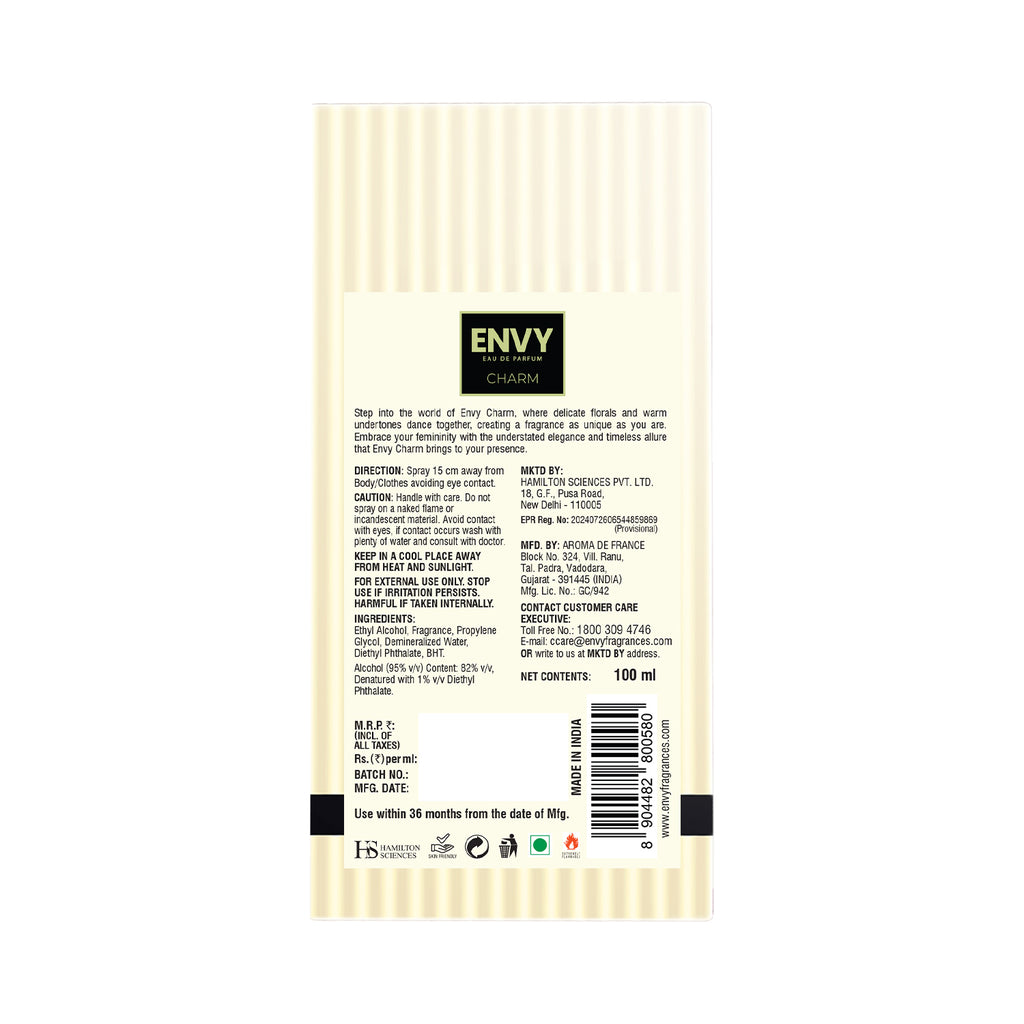 ENVY Charm Perfume For Women - 100ml