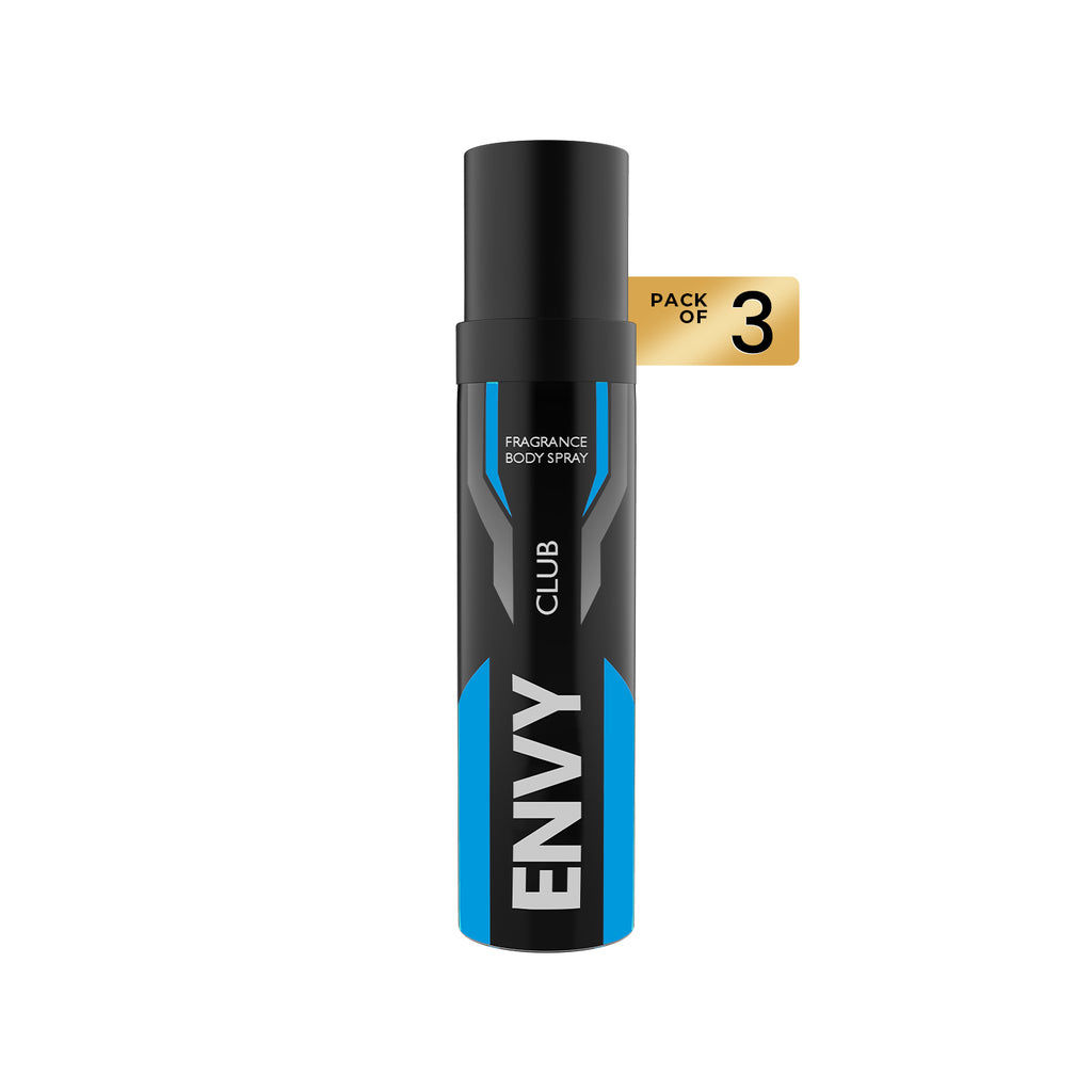 Pack of 3 Club Nano Deodorant For Men - 30ml Each ENVY
