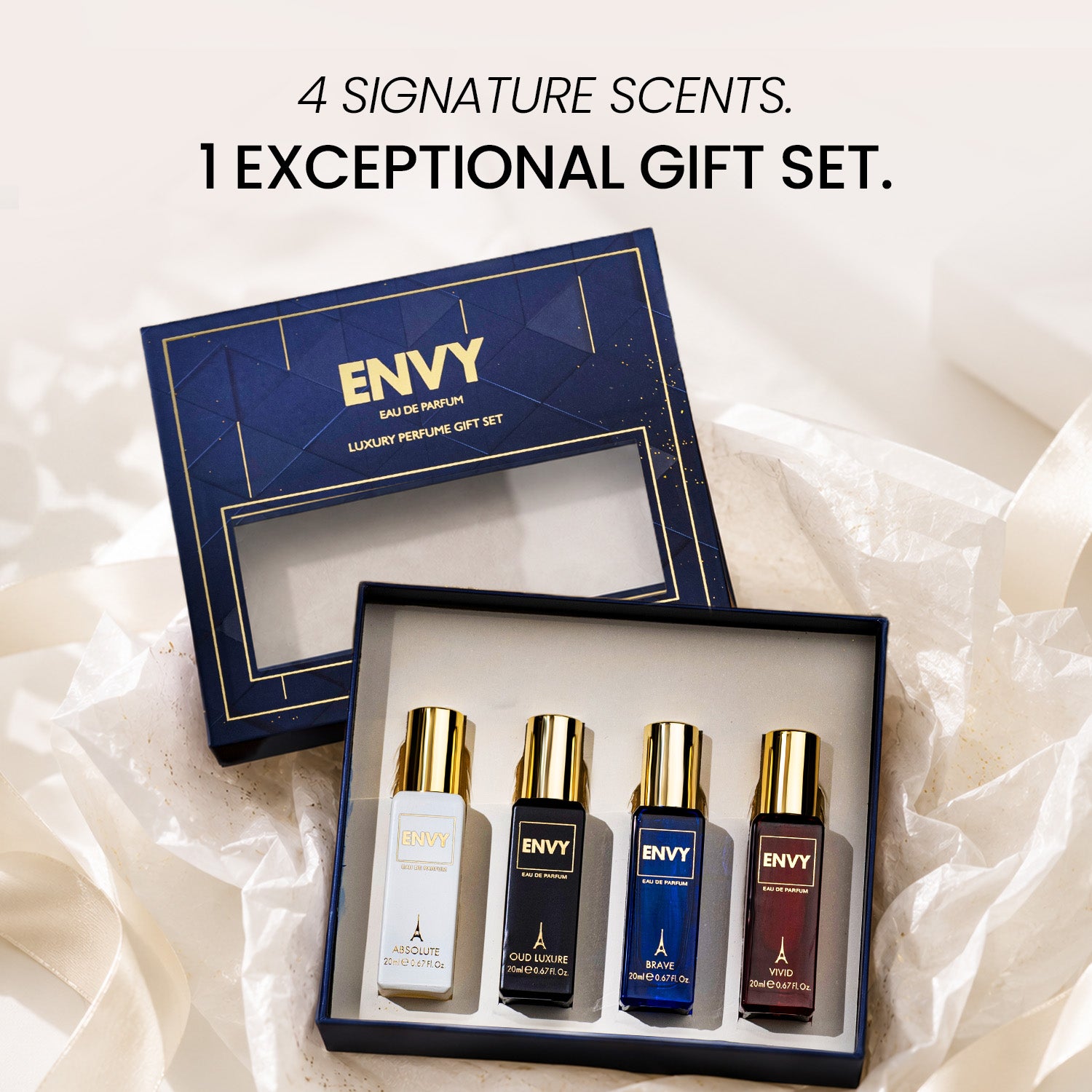 Luxury Perfume Gift Set for Men – 4x20ml (GT) ENVY