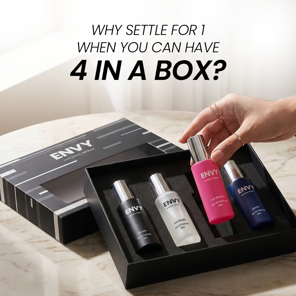 Natural Spray Gift Set | 4 x 20ml | ENVY