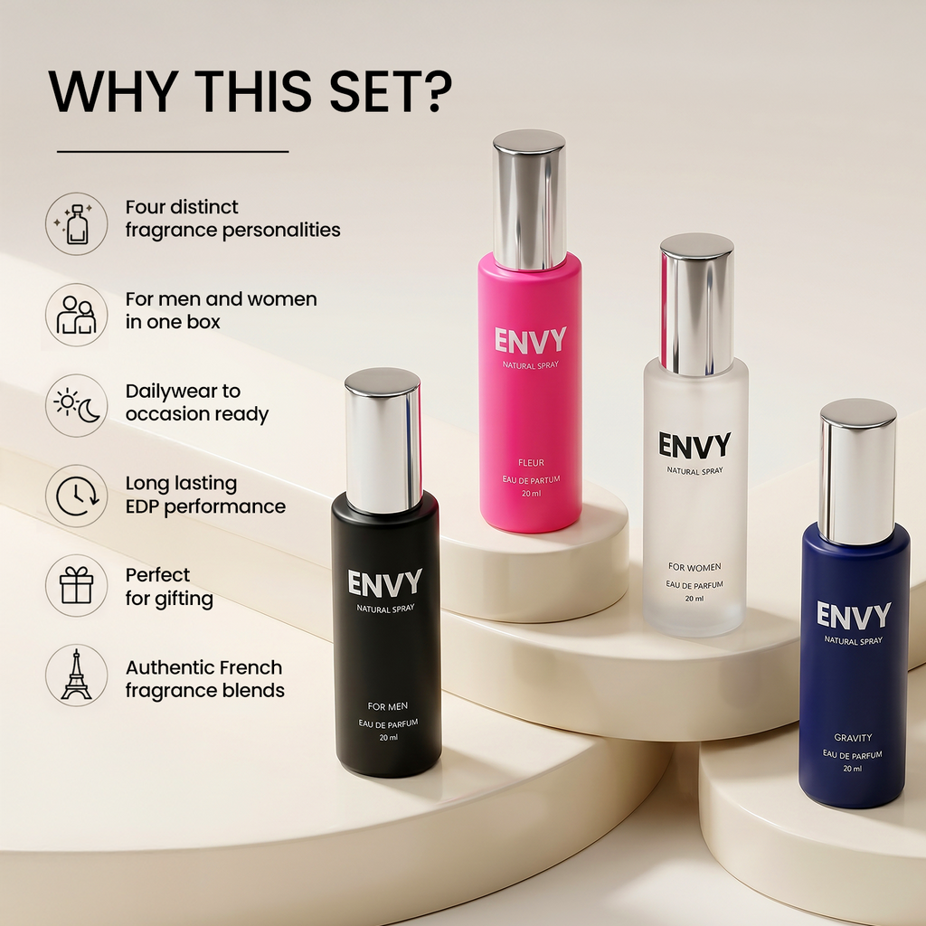 Natural Spray Gift Set | 4 x 20ml | ENVY