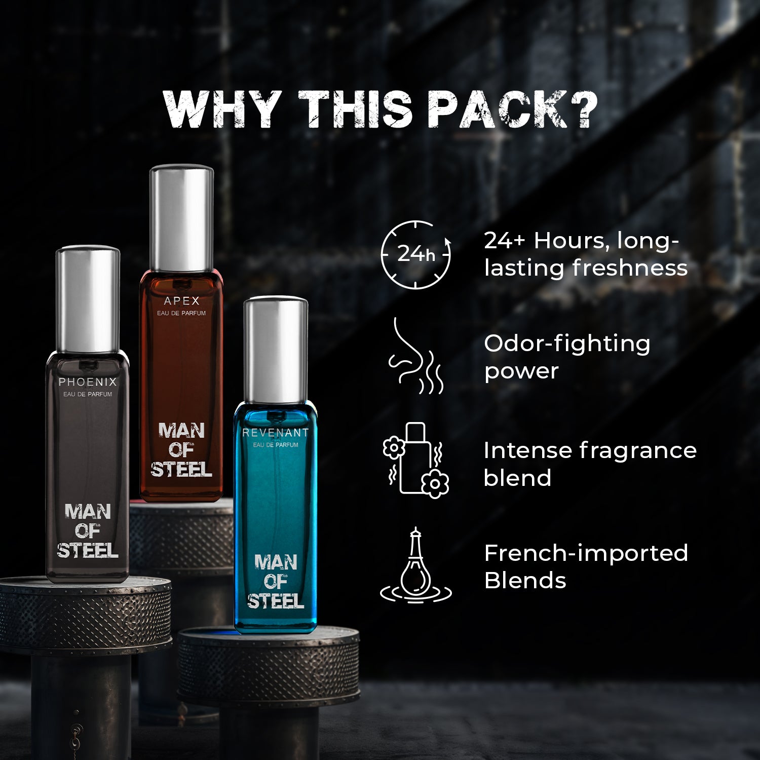 Man of Steel Exclusive Gift Set 3x20ml