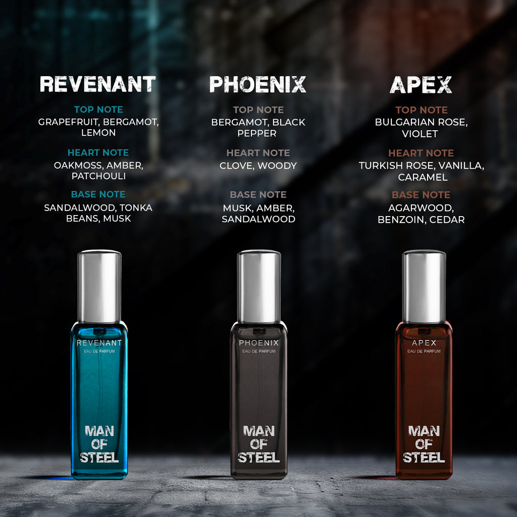 Buy Man of Steel Exclusive Perfume Gift Set 3x20ml