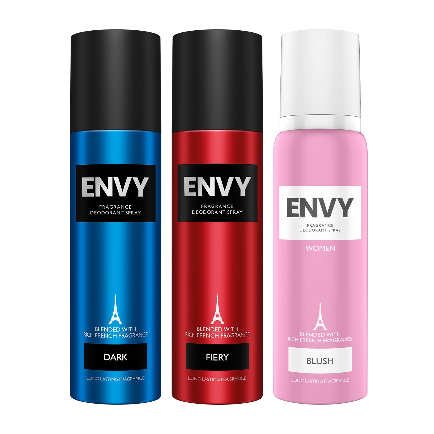 Dark + Fiery + Blush - 140ml Each