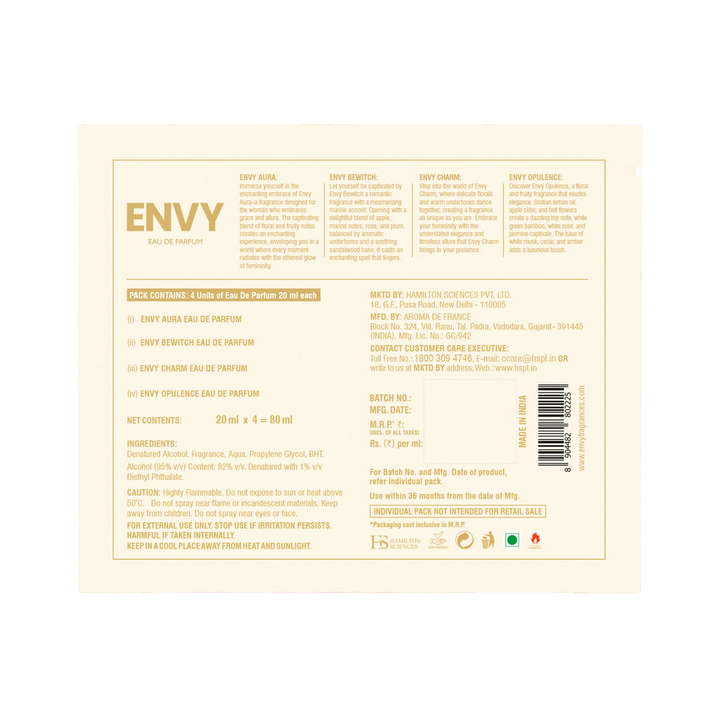 ENVY Discovery Gift Set Back Image