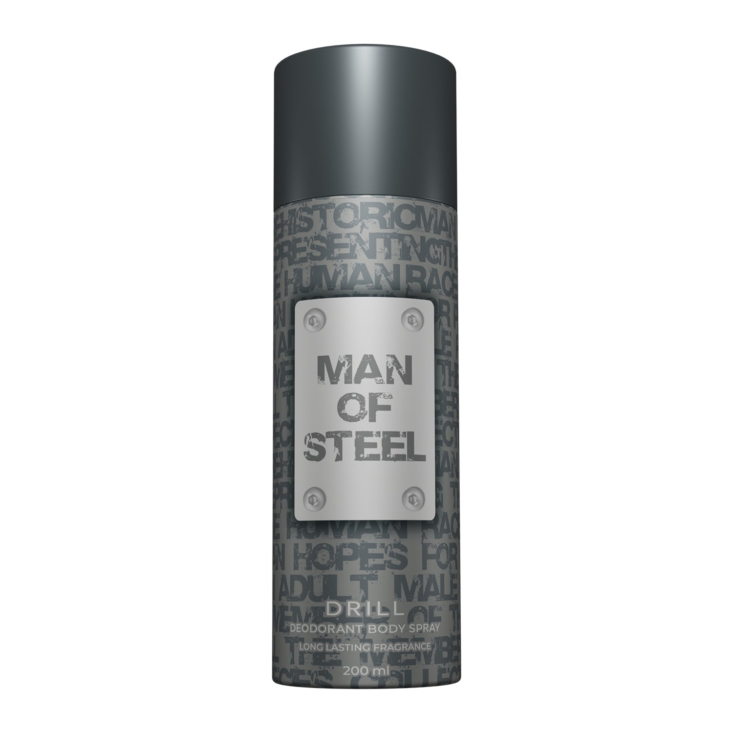 Drill Deodorant 200ML - Man of Steel