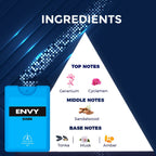ENVY Pack of 4 Dark Pocket Perfumes - 18ml Each