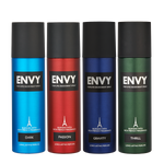 Envy Deodorant Combo Dark + Passion + Gravity + Fiery 120ml*4
