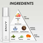 ENVY Black & White natural Spray Perfume for Men & Women EDP -120ml