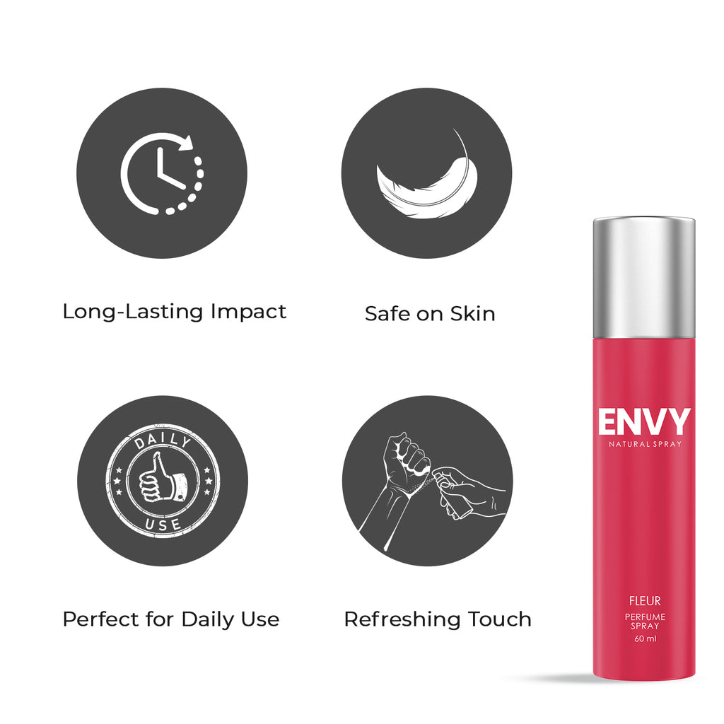 ENVY Fleur Perfume 60ml - Features