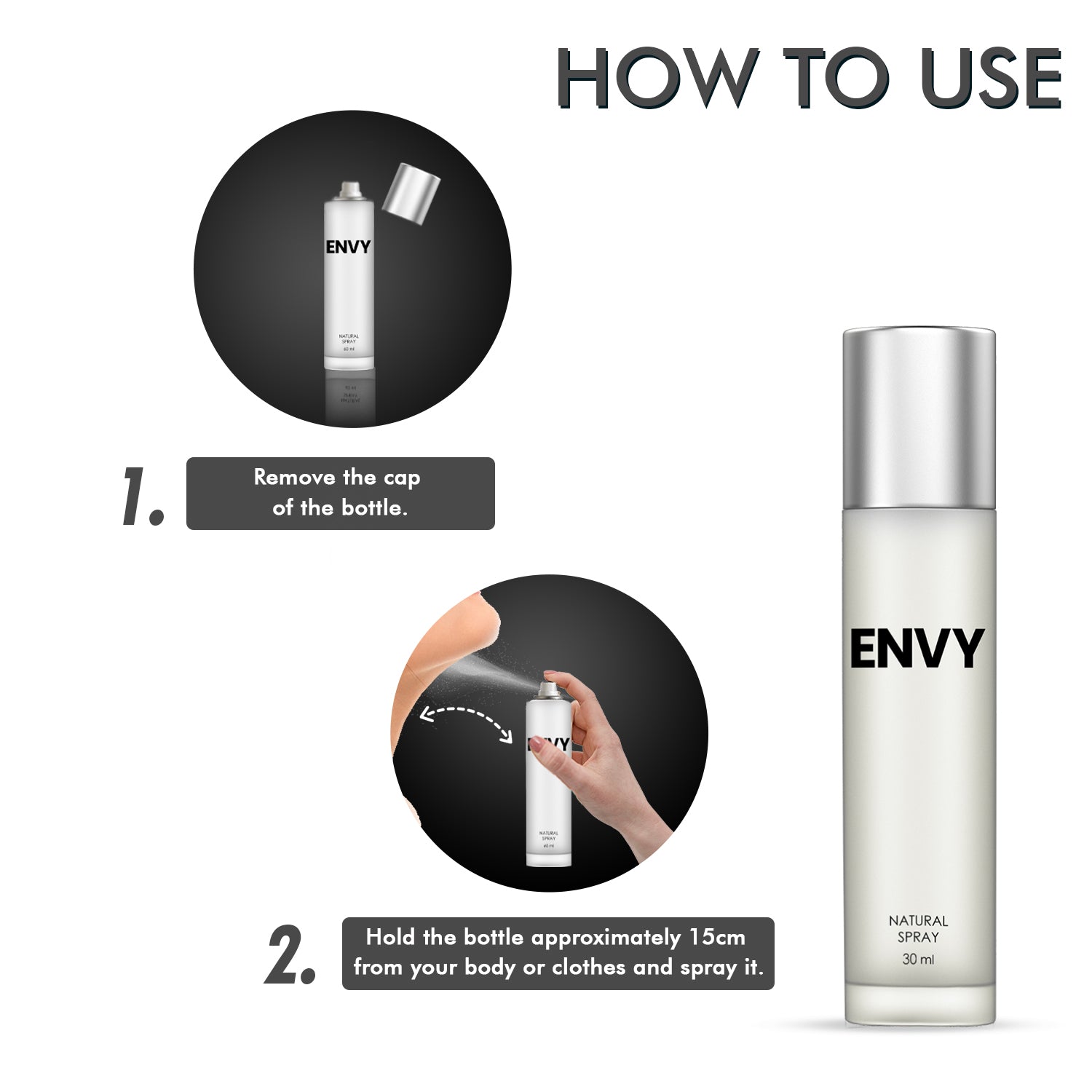 Women's Natural Spray 30ml - How To Use?