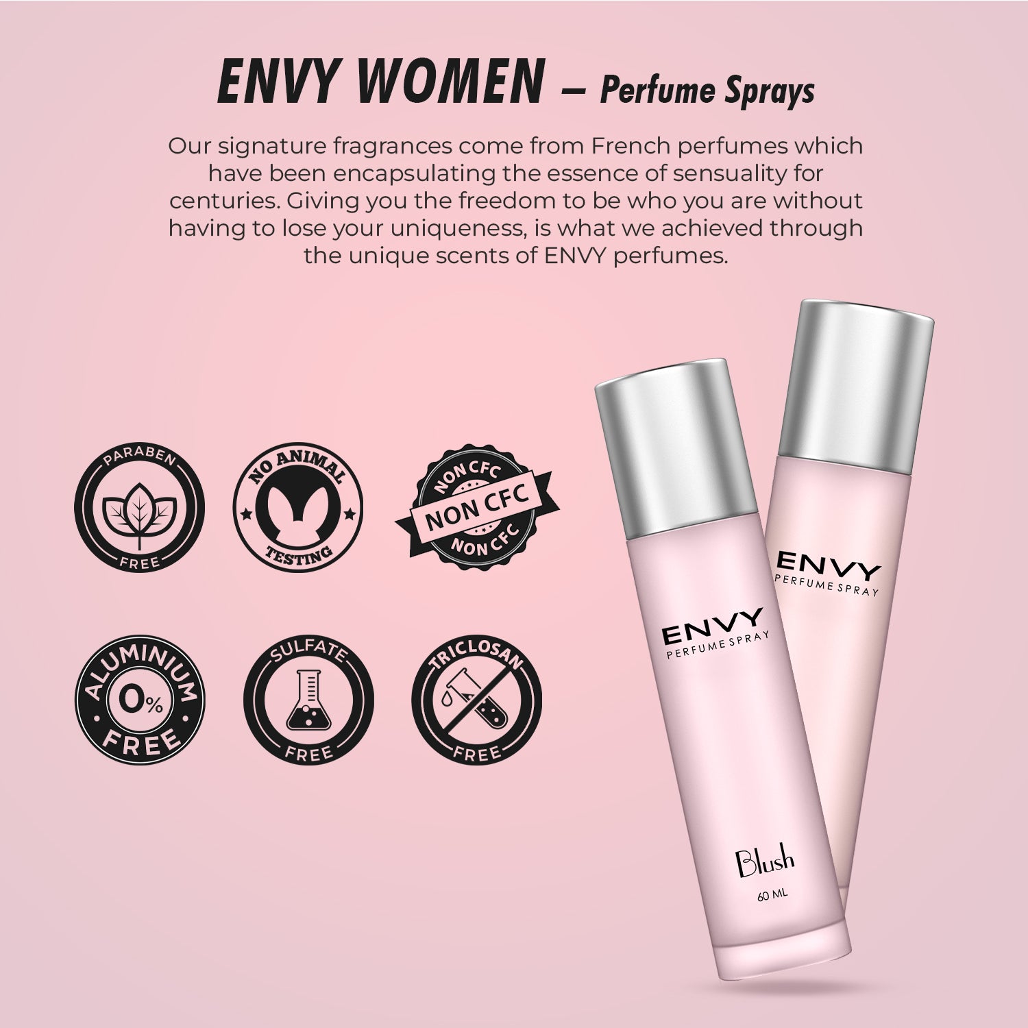 ENVY Blush Perfume for Women - 60ml