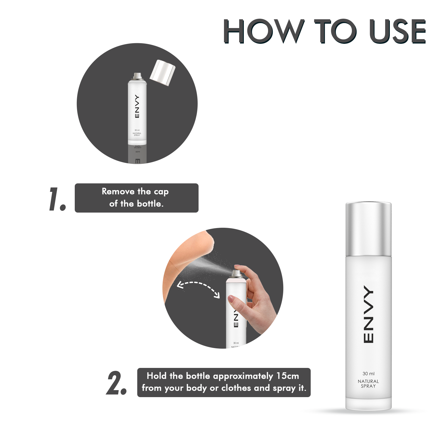 Envy natural spray 60ml hotsell