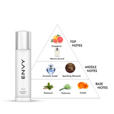 ENVY Natural Spray White Perfume Pack of 3 -180ml