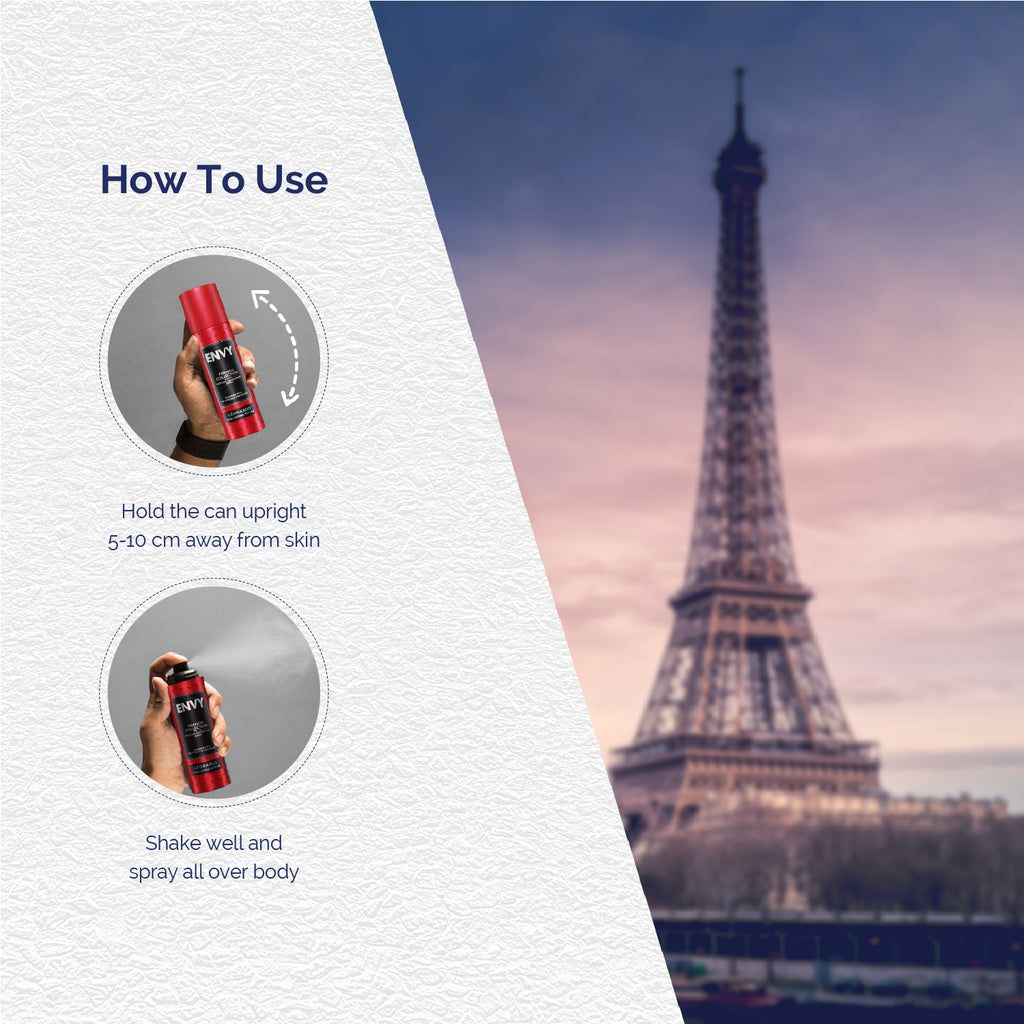 ENVY Pack of 3 Deos for men (Arnold + George + Leonardo) - 120ml Each -SALE